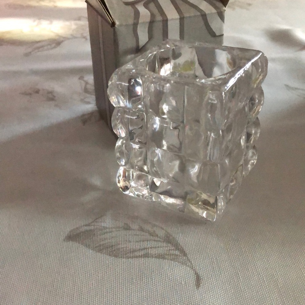 Mikasa tea light holder.